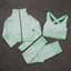 2/3PCS Seamless Women Yoga Set Workout Sportswear Gym Clothing Fitness Long Sleeve Crop Top High Waist Leggings Sports Suits - Slobuy