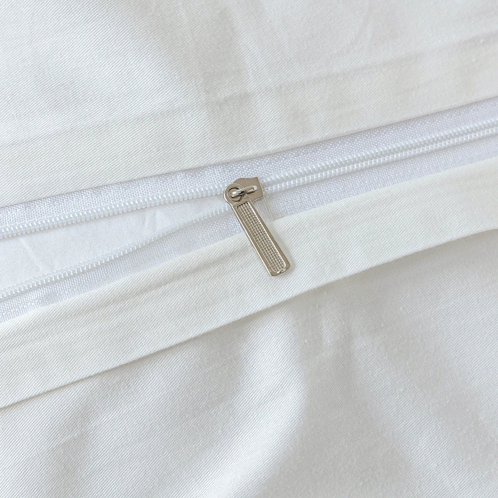 2/3Pcs 100% Cotton Duvet Cover Set, Quality High Textile Count Fabric, Double Single King Queen Cotton Bedding Quilt Cover Set - Slobuy