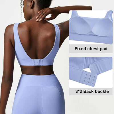 3Pcs Fitness Yoga Set Women Workout Athletic Clothing Long Sleeve Shirt Gym Bras High Waist Leggings Tights-Fitting Sportswear - Slobuy