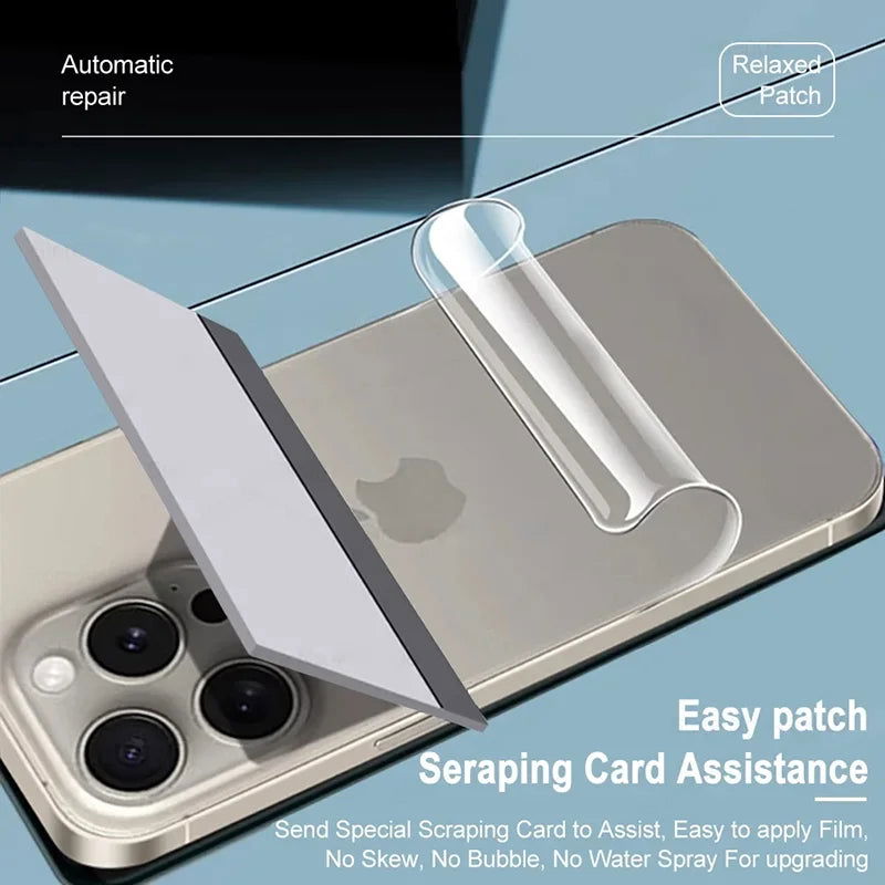 3Pcs Hydrogel Film For iPhone 15 14 13 12 11 Pro Max Mini Soft Screen Protector 7 8 Plus Back Film Not Glass Phone Accessories - Slobuy