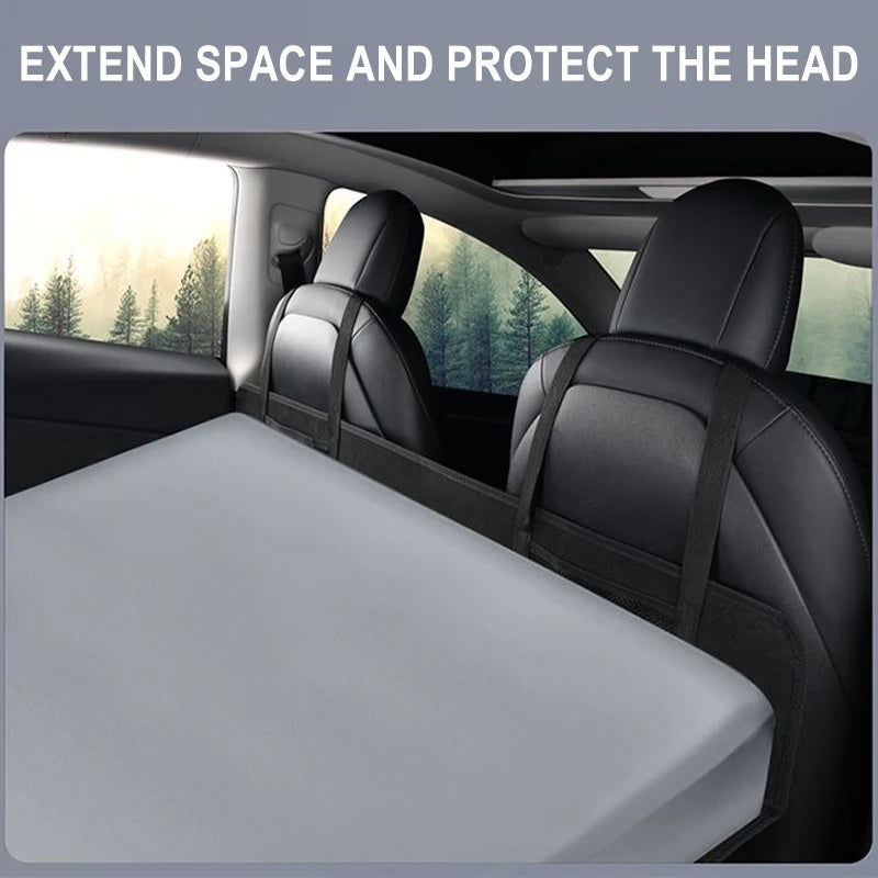 Camping Mattress Head Guard For Tesla Model Y/3 Accessories Head Block Fill Gap Felt Bed For Honda Toyota Volkswagen Ford Benz - Slobuy