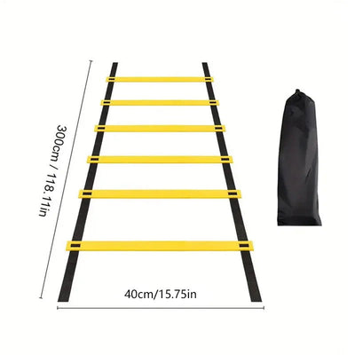 3 M 4 M 6 M Adjustable Agility Ladder Nylon Strap Jumping Ladder Fitness Football Training Equipment - Slobuy