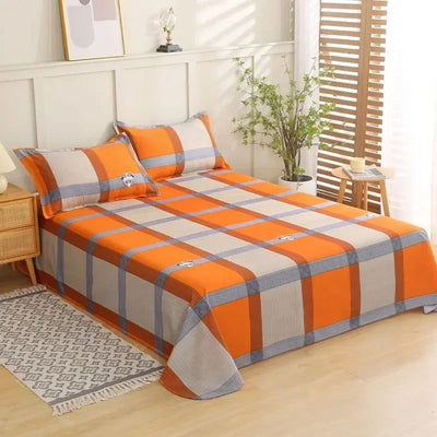 3 Pcs Broken Flowers Sheets Bed Simplicity Bedspread on The Bed Plus Size Double Queen King Bed Sheets with Pillows Cases - Slobuy