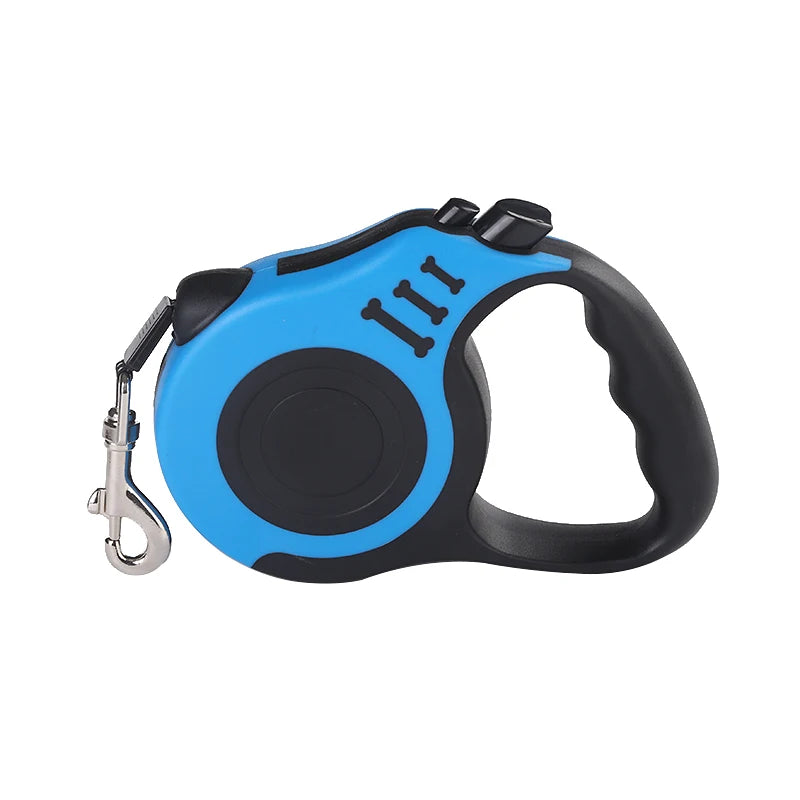 3m 5m Dog Leash for Small Dogs Cat Automatic Retractable Durable Nylon Lead Puppy Outdoor Travel Walking Hiking Traction Rope - Slobuy