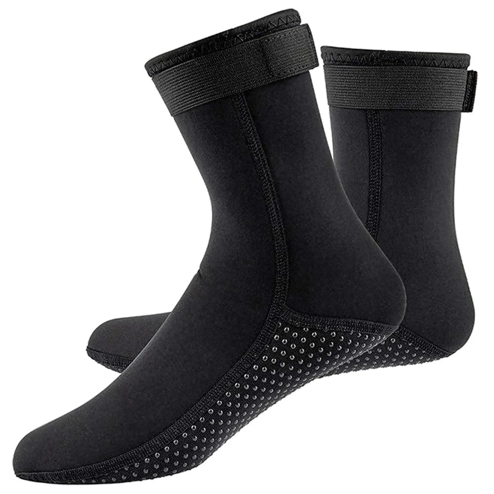 3mm Neoprene Diving Socks Wetsuit Shoes Non-slip Adult Warm Patchwork Elasticity Diving Surfing Boots for Swimming Snorkeling - Slobuy