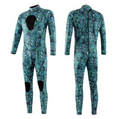 3mm Spearfishing Wetsuits Neoprene Suits Fishing Diving Surfing Snorkeling Kayaking Camouflage Adult Full Body Thermal Keep Warm - Slobuy