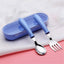 3pcs Children Spoon Forks Box Kids Stainless Steel Kids Cutlery Portable Baby Feeding Utensils Baby Spoons Baby Tableware Set - Slobuy