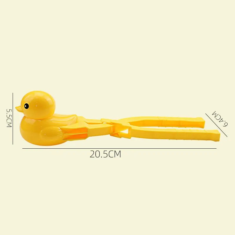 3pcs Duck Shaped Sand Ball Making Clip For Children's Outdoor Plastic Summer Sand Ball Making Mold For Children's Fun Sports - Slobuy