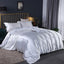 2/3pcs Duvet Cover Set Silky Soft Comforter Cover Textured Quilt Cover with Zipper Closure, NO Comforter - Slobuy