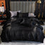 2/3pcs Duvet Cover Set Silky Soft Comforter Cover Textured Quilt Cover with Zipper Closure, NO Comforter - Slobuy