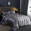 2/3pcs Duvet Cover Set Silky Soft Comforter Cover Textured Quilt Cover with Zipper Closure, NO Comforter - Slobuy