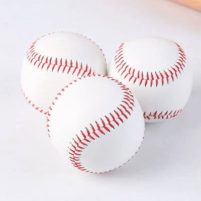 1/3pcs Handmade Baseball Nine Inch Game Training PVC Baseball Rubber Inner Soft Baseball Solid Foam Bouncy Ball Group Athletics - Slobuy