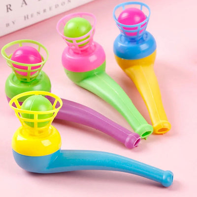 3pcs Plastic Pipe Blowing Ball Kids Toys Outdoor Games Balance Training Educational Toys Learning Toys for Children Funny Gifts - Slobuy