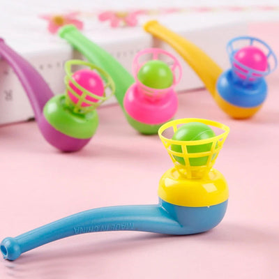 3pcs Plastic Pipe Blowing Ball Kids Toys Outdoor Games Balance Training Educational Toys Learning Toys for Children Funny Gifts - Slobuy