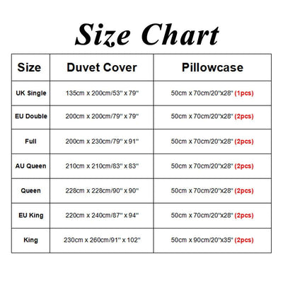 2/3pcs Set Duvet Cover Set Light Weight Breathable Soft Bedding Comforter Cover with Envelop Pillwcase - Slobuy