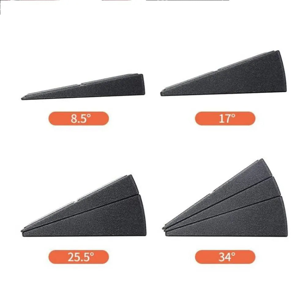 3pcs Squat Wedge Block Adjustable Non-Slip Squat Ramp Deadlift Wedge Calf Stretcher Slant Board Strength For Squat Deadlift - Slobuy