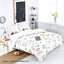 3pcs matte polyester bedding set, 1 duvet cover+2 pillowcases, unfilled, warm, skin friendly, anti pilling, cute cartoon cat - Slobuy