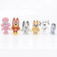 4-12PCS Bluey Bingo Figure Toys Family Kawaii Movable Joint Action Figure Toys Cartoon Bluey Friends PVC Model Doll for New Year - Slobuy