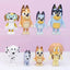 4-12PCS Bluey Bingo Figure Toys Family Kawaii Movable Joint Action Figure Toys Cartoon Bluey Friends PVC Model Doll for New Year - Slobuy