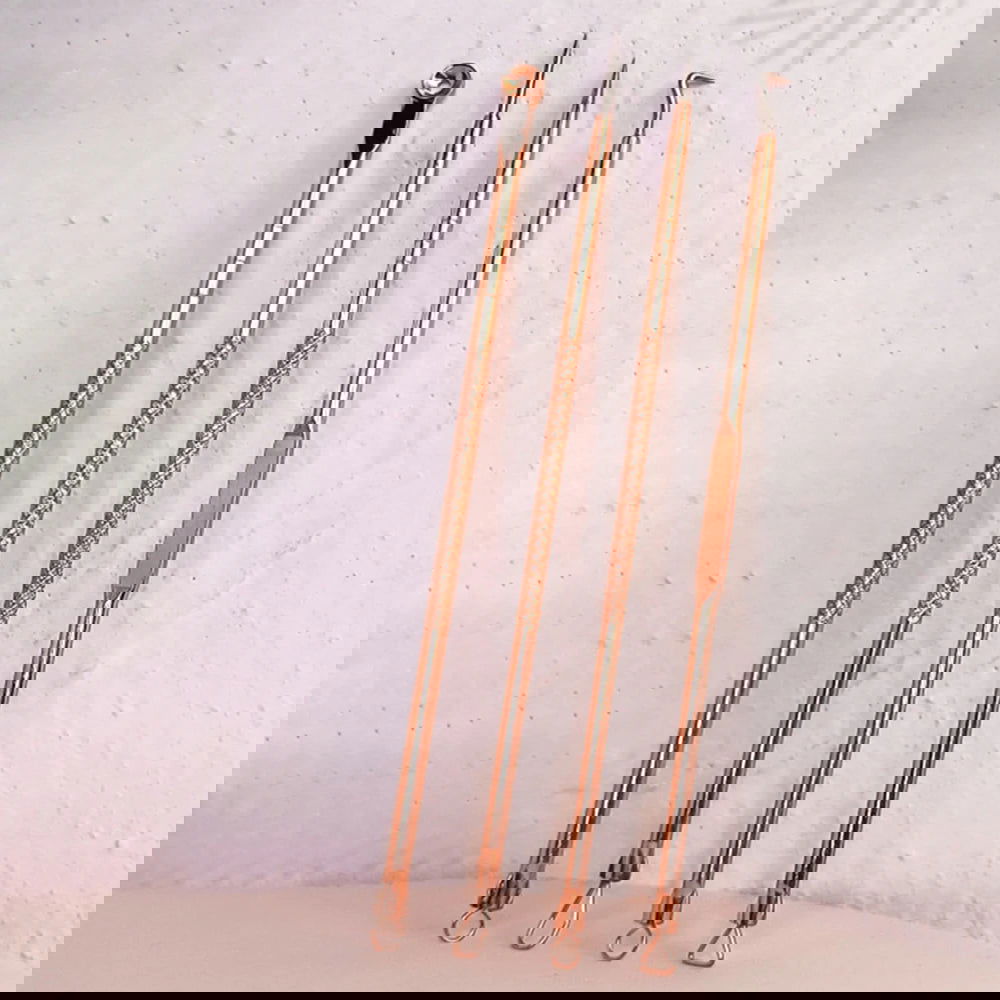 4-Piece Acne Needle Tool Set Non-Sensory Acne Breakout Extremely Fine Ultra-Pointed Needle Squeeze Acne Special Tools - Slobuy
