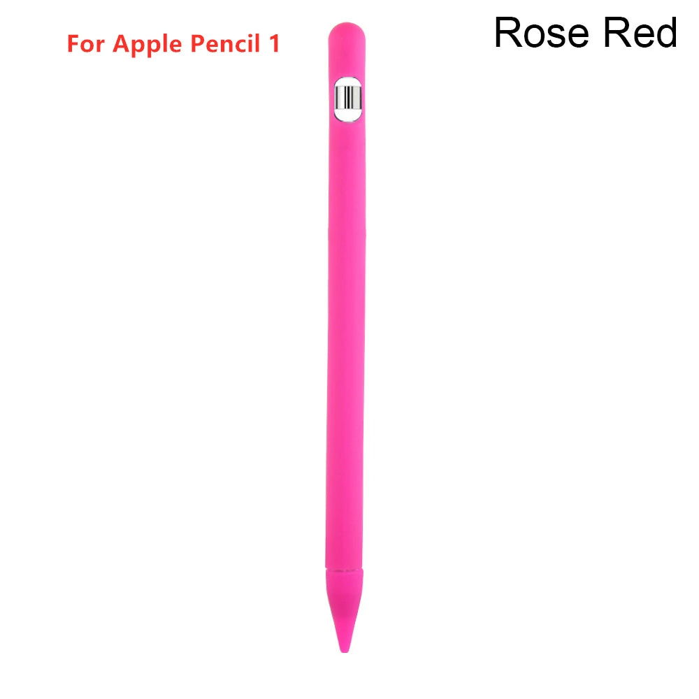 4-in-1 Silicone Pencil Cover For Apple Pencil 1st generation Smart Stylus Protective Case Accessories For Apple Pencil 1 Cover - Slobuy