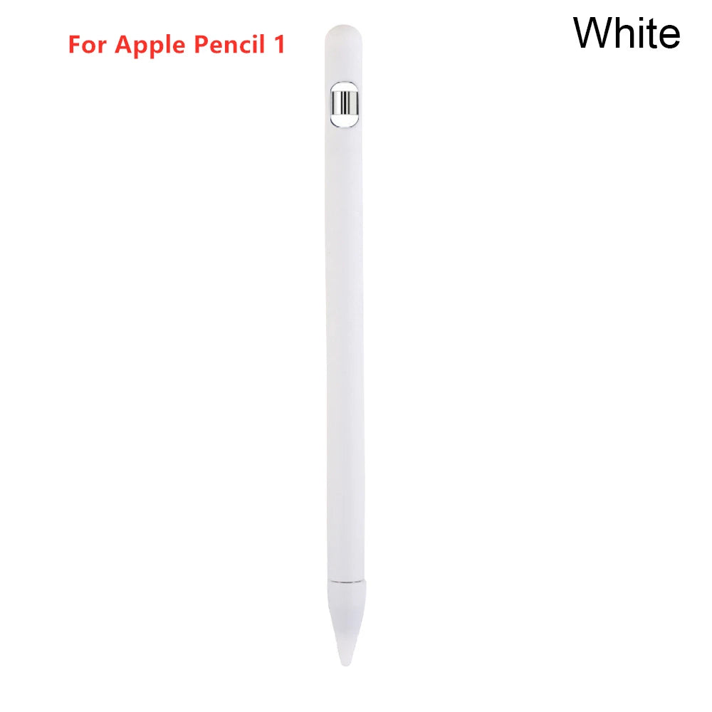 4-in-1 Silicone Pencil Cover For Apple Pencil 1st generation Smart Stylus Protective Case Accessories For Apple Pencil 1 Cover - Slobuy