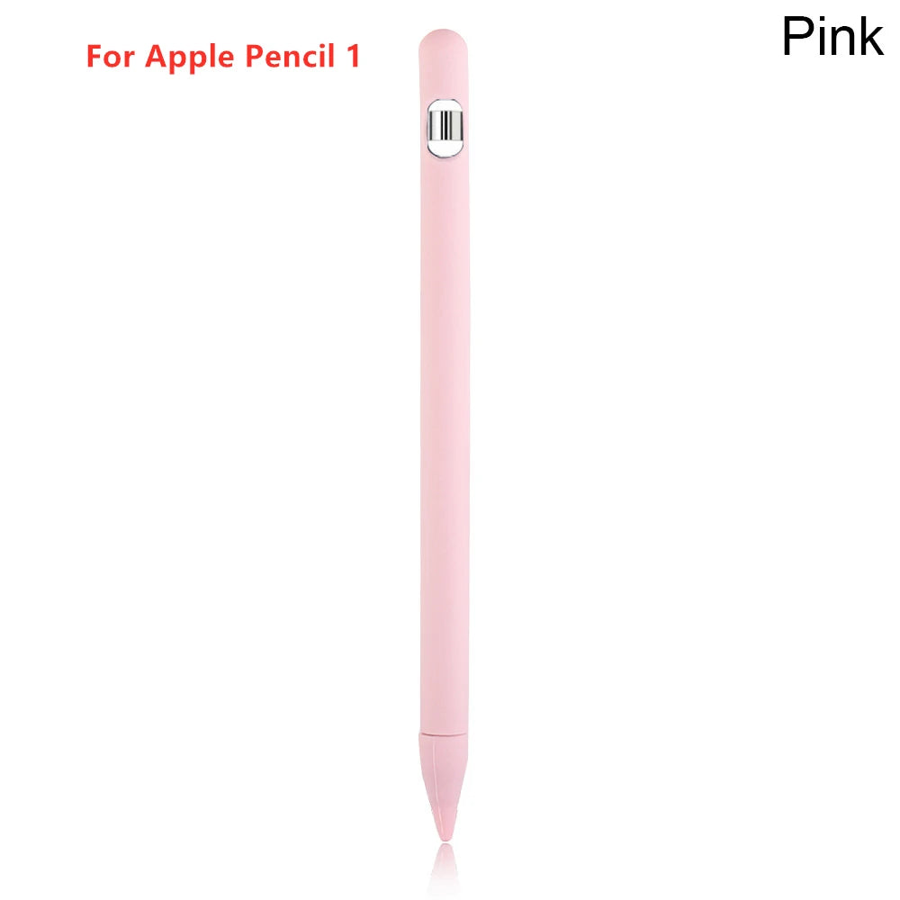 4-in-1 Silicone Pencil Cover For Apple Pencil 1st generation Smart Stylus Protective Case Accessories For Apple Pencil 1 Cover - Slobuy