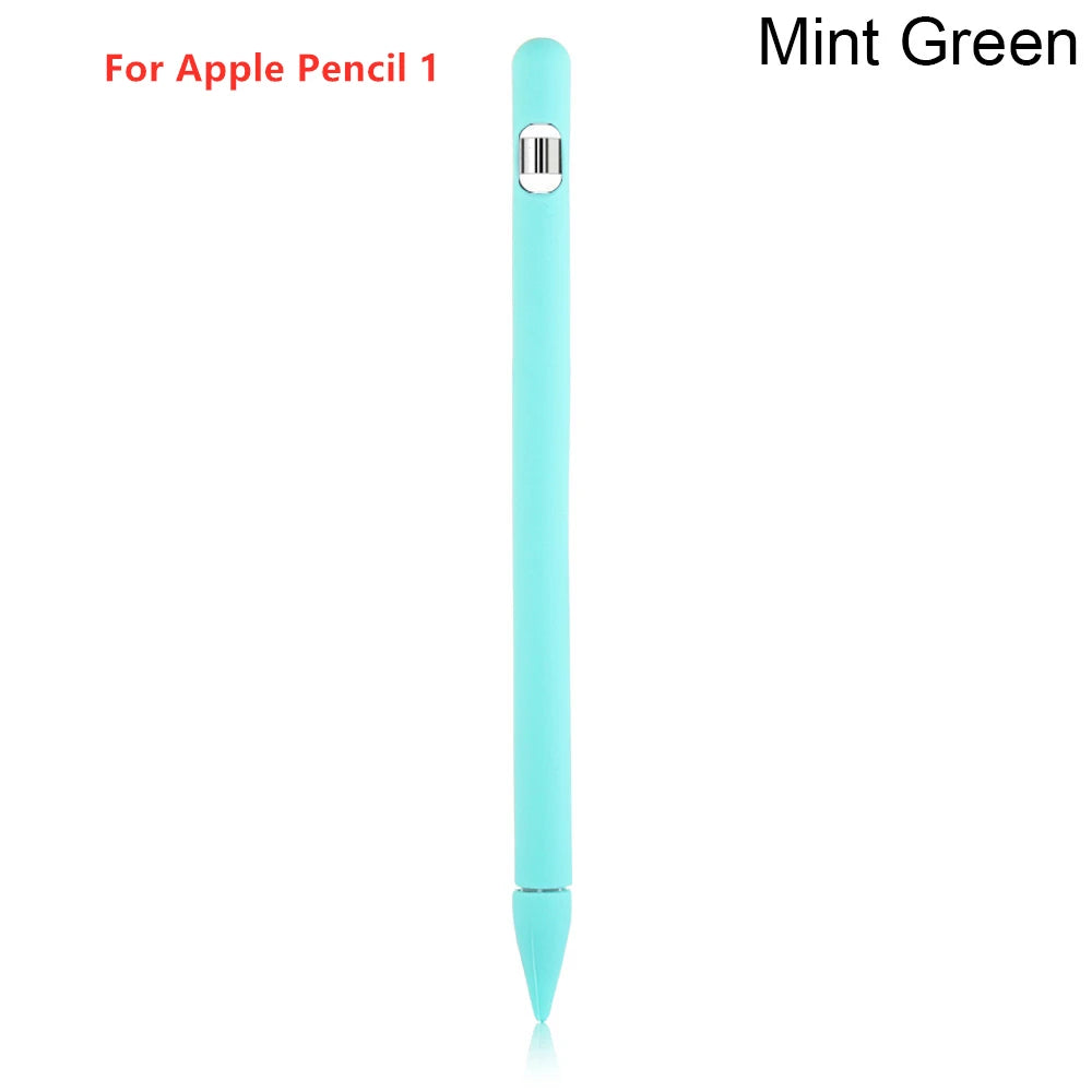 4-in-1 Silicone Pencil Cover For Apple Pencil 1st generation Smart Stylus Protective Case Accessories For Apple Pencil 1 Cover - Slobuy