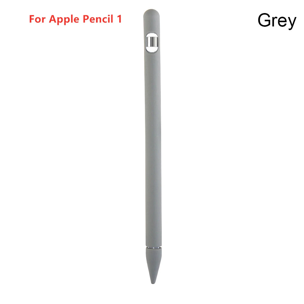 4-in-1 Silicone Pencil Cover For Apple Pencil 1st generation Smart Stylus Protective Case Accessories For Apple Pencil 1 Cover - Slobuy