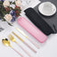 4-piece Cutlery Set Knife Fork Spoon Chopsticks Box Cutlery Portable Cutlery Travel Cutlery with box - Slobuy