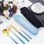 4-piece Cutlery Set Knife Fork Spoon Chopsticks Box Cutlery Portable Cutlery Travel Cutlery with box - Slobuy