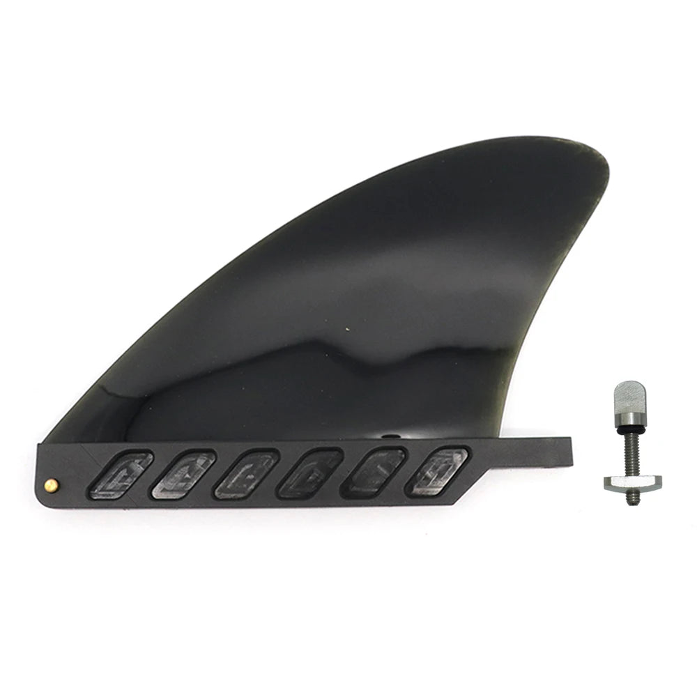 4.6 Inch Soft Flex Center Fin with Screw White Water Fin For Air Sup Long Board Surfboard Inflatable Paddle Board - Slobuy