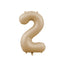 1/3/7Pcs Cream Color Number Balloon Set 32/40Inch 1-9 Digital Foil Helium Ball Girl Kids Adult Birthday Party Wedding Decoration - Slobuy