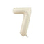 1/3/7Pcs Cream Color Number Balloon Set 32/40Inch 1-9 Digital Foil Helium Ball Girl Kids Adult Birthday Party Wedding Decoration - Slobuy