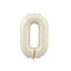 1/3/7Pcs Cream Color Number Balloon Set 32/40Inch 1-9 Digital Foil Helium Ball Girl Kids Adult Birthday Party Wedding Decoration - Slobuy