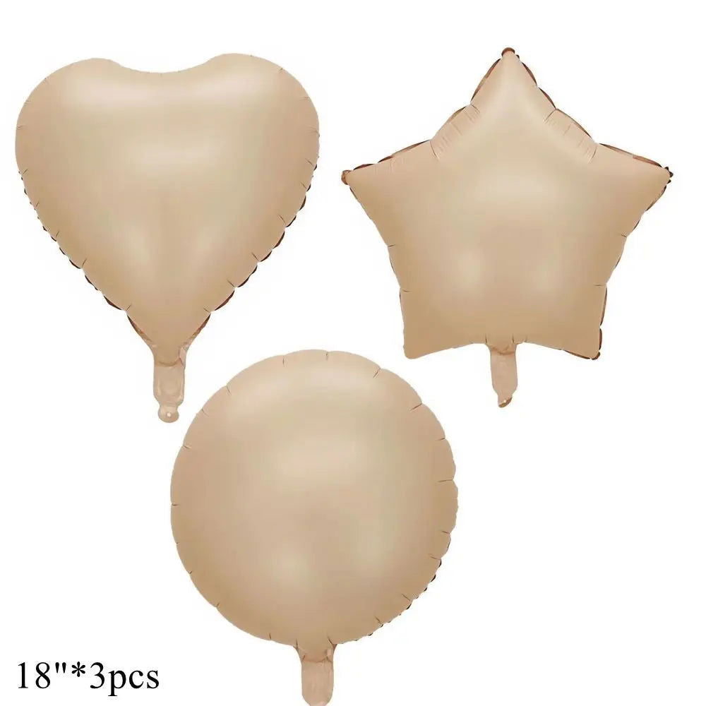 1/3/7Pcs Cream Color Number Balloon Set 32/40Inch 1-9 Digital Foil Helium Ball Girl Kids Adult Birthday Party Wedding Decoration - Slobuy