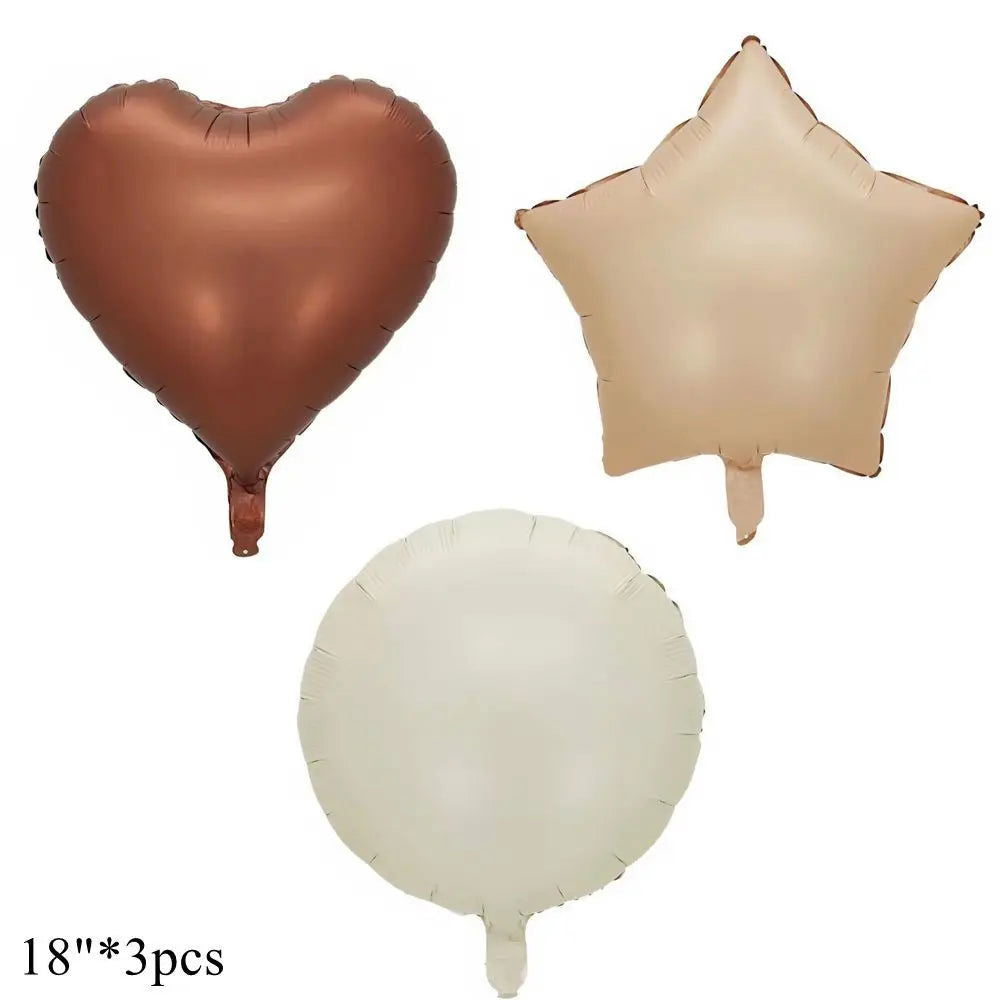 1/3/7Pcs Cream Color Number Balloon Set 32/40Inch 1-9 Digital Foil Helium Ball Girl Kids Adult Birthday Party Wedding Decoration - Slobuy