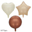 1/3/7Pcs Cream Color Number Balloon Set 32/40Inch 1-9 Digital Foil Helium Ball Girl Kids Adult Birthday Party Wedding Decoration - Slobuy