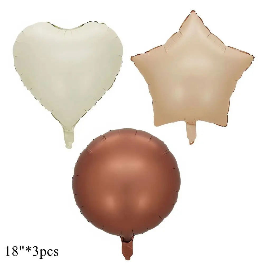 1/3/7Pcs Cream Color Number Balloon Set 32/40Inch 1-9 Digital Foil Helium Ball Girl Kids Adult Birthday Party Wedding Decoration - Slobuy