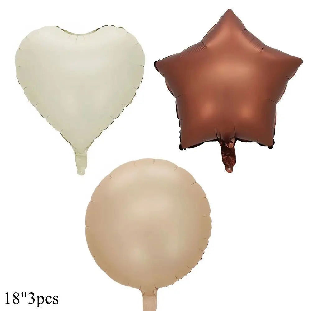1/3/7Pcs Cream Color Number Balloon Set 32/40Inch 1-9 Digital Foil Helium Ball Girl Kids Adult Birthday Party Wedding Decoration - Slobuy