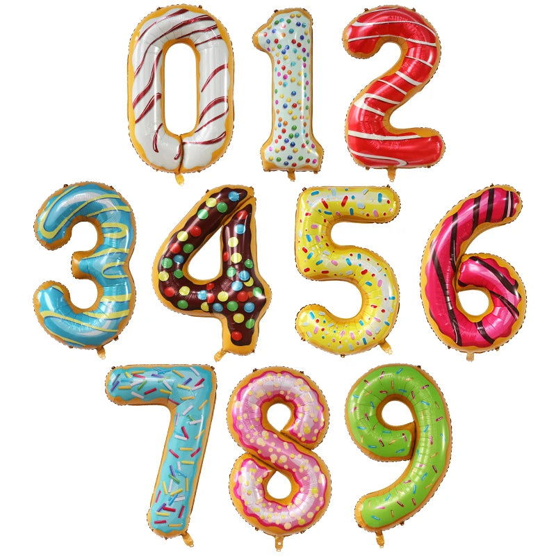 40Inch Big Foil Helium Number Balloon 0-9 Happy Birthday Wedding Party Decorations Baby Shower Large Figures Air Globos Supplies - Slobuy