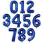 40Inch Dark Blue Number Foil Balloon 0-9 Digital Globos Children Birthday Party Decoration Baby Shower Toy Kids Graduation Gifts - Slobuy