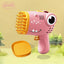 40 Hole Dinosaur Bubble Handheld Bubble Machine, Electric Bubble Gun, Outdoor Wedding Party Toy(without Bubble Water) - Slobuy