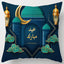 45*45CM Eid Mubarak Print Pillowcases Arab Islamic Muslim Ramadan Kareem Pillow Case Living Room Home Sofa Decor Cushion Cover - Slobuy