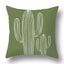 45x45cm Green Plant Sofa Cushion Comfortable Pillow Office  Cover Living Room Home Decor Modern Printed Pillowcase - Slobuy