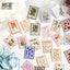 46pcs Flower Post Office Series Decorative Boxed Stickers Scrapbooking Label Diary Stationery Album Phone Journal Planner - Slobuy