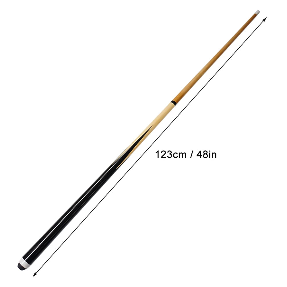 48In American Snooker Wood Pool Cue Assemble Children Adult Home Billiards Exercising Entertaining Tools Supply - Slobuy
