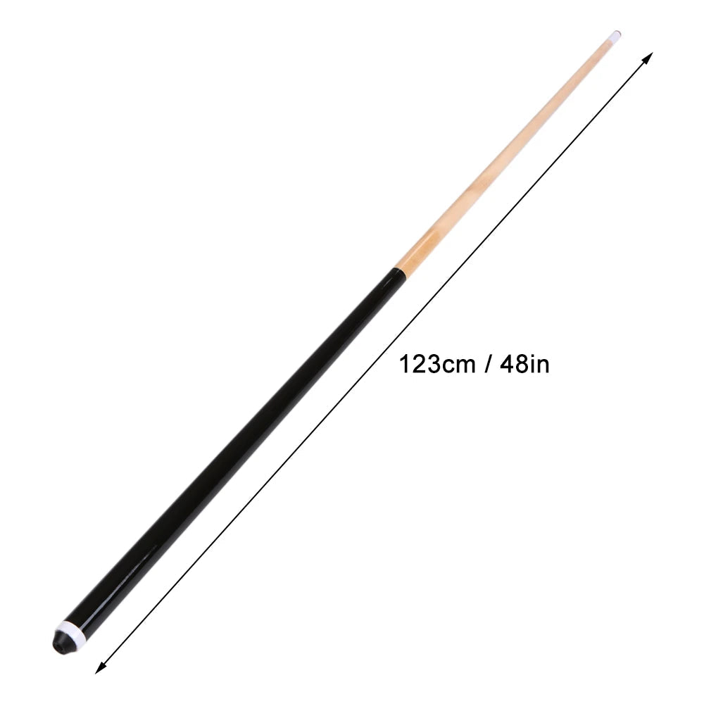48In American Snooker Wood Pool Cue Assemble Children Adult Home Billiards Exercising Entertaining Tools Supply - Slobuy