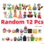 12Pcs/24Pcs/48Pcs Super Mario Bros Action Figures Kawaii Bowser Anime Figure with Storage Bag for Children Toys Gifts - Slobuy
