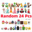 12Pcs/24Pcs/48Pcs Super Mario Bros Action Figures Kawaii Bowser Anime Figure with Storage Bag for Children Toys Gifts - Slobuy